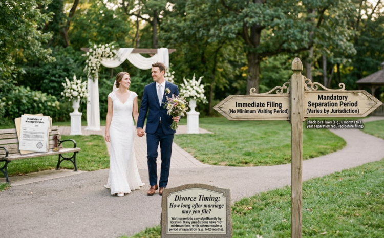  How long after marriage may you file for a divorce?