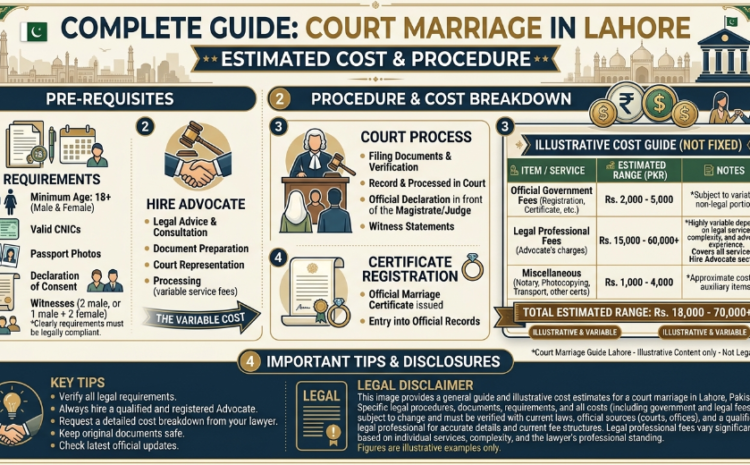  Cost of Court Marriage in Lahore: Complete Guidance 